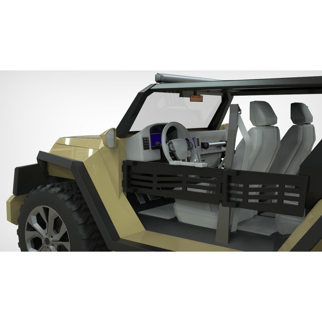 WildTruck 3D Model – Off-Road Vehicle Concept, Game Ready, Blender - View 7