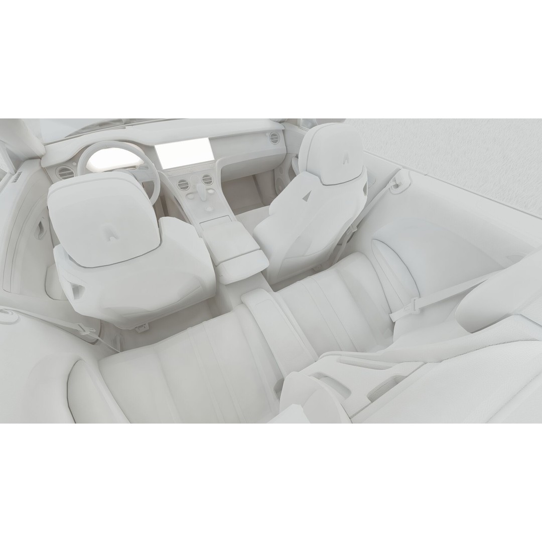 Bentley Continental GT Convertible 3D Model – Luxury Vehicle, FBX, OBJ, PBR - View 42