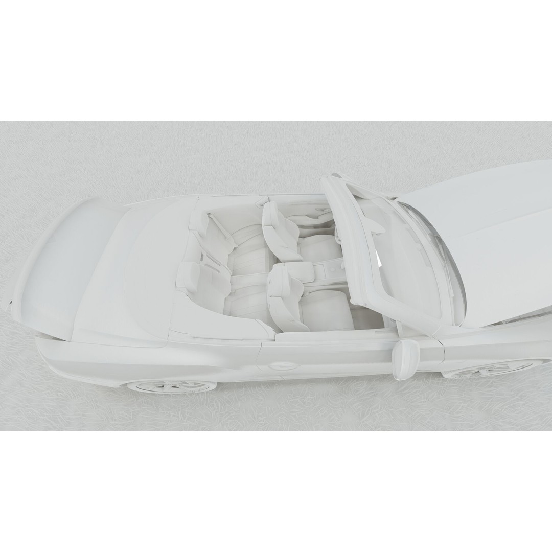 Bentley Continental GT Convertible 3D Model – Luxury Vehicle, FBX, OBJ, PBR - View 45