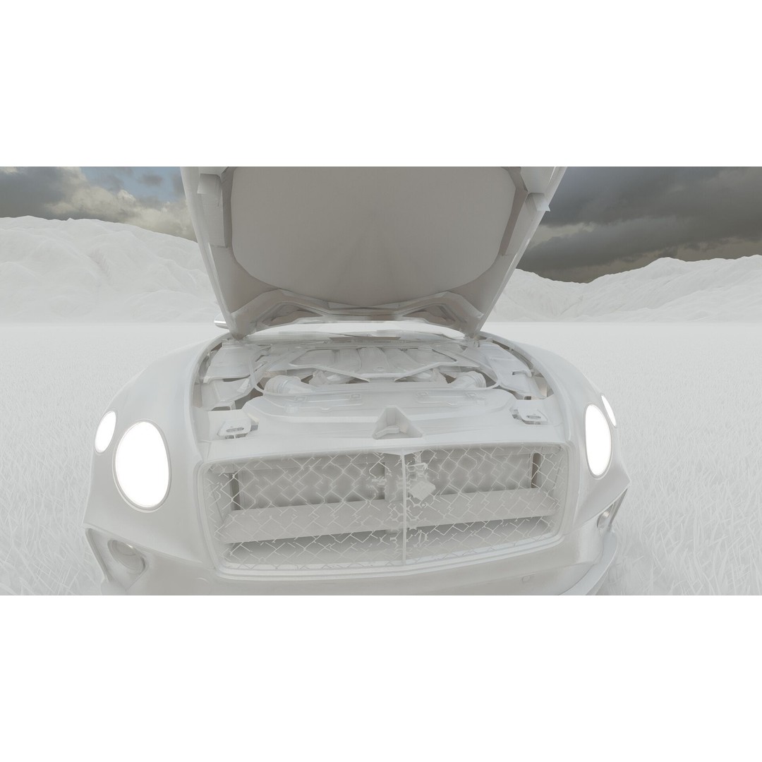 Bentley Continental GT Convertible 3D Model – Luxury Vehicle, FBX, OBJ, PBR - View 46