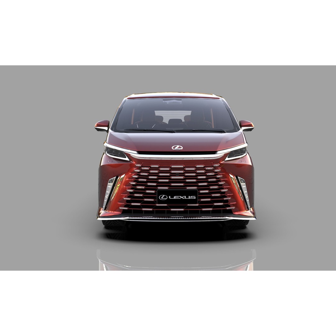 Lexus LM 2023 Modellista Bodykit 3D Model – High Poly Exterior, FBX, OBJ - View 10