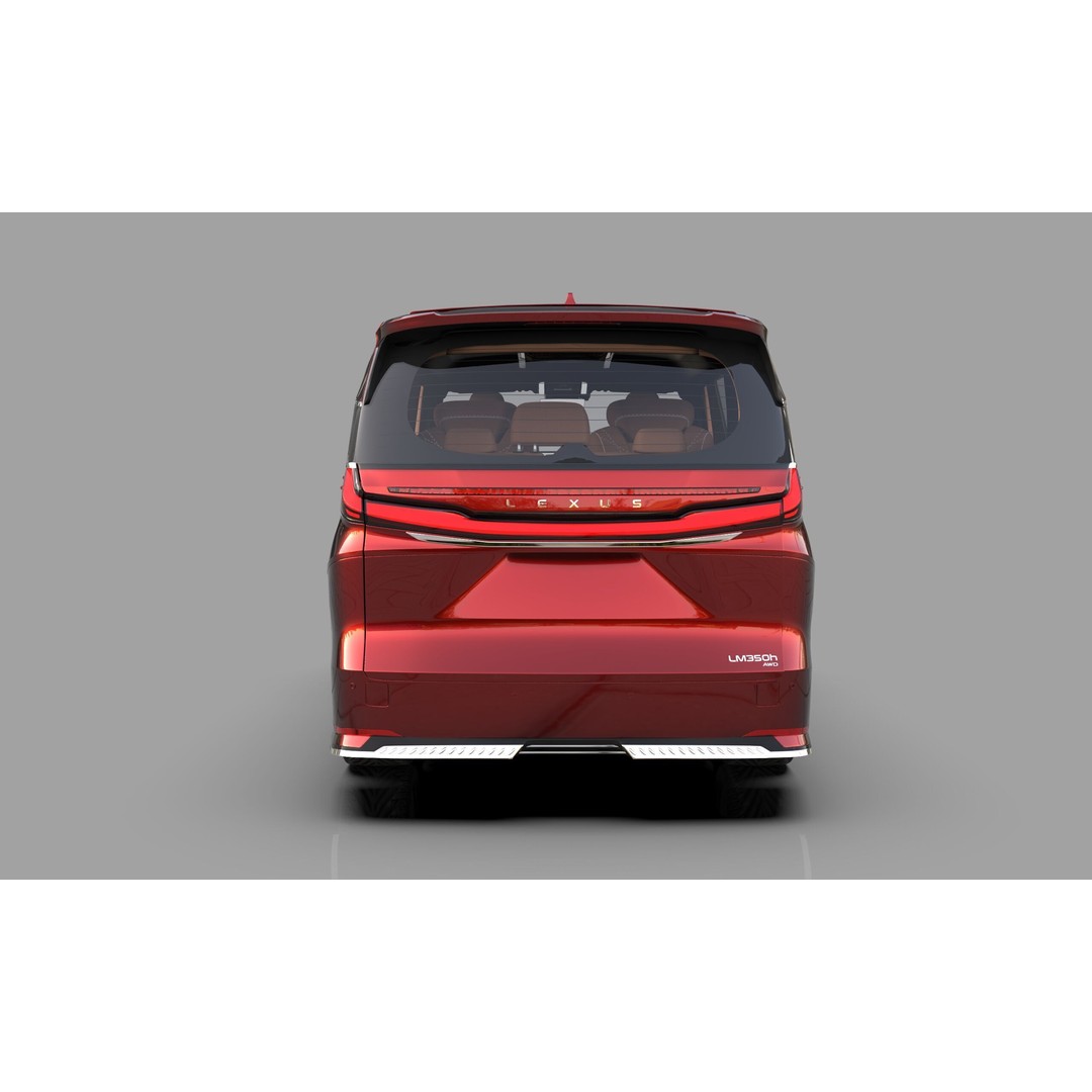 Lexus LM 2023 Modellista Bodykit 3D Model – High Poly Exterior, FBX, OBJ - View 11