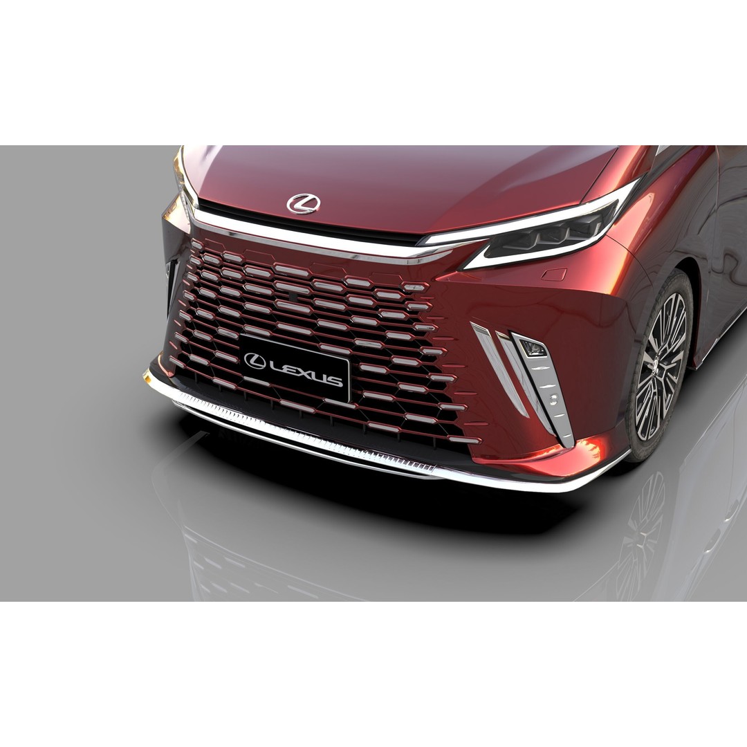 Lexus LM 2023 Modellista Bodykit 3D Model – High Poly Exterior, FBX, OBJ - View 12