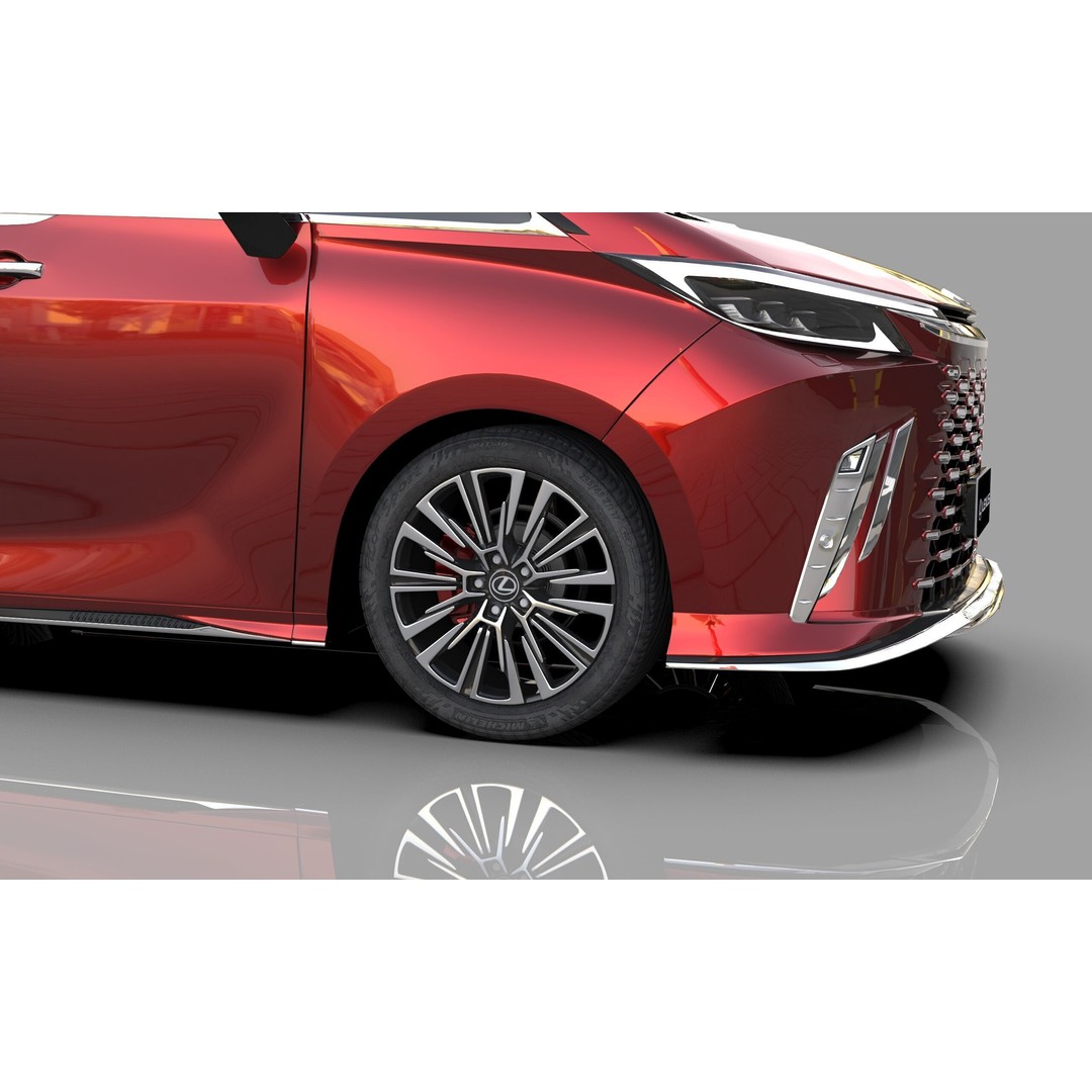 Lexus LM 2023 Modellista Bodykit 3D Model – High Poly Exterior, FBX, OBJ - View 13