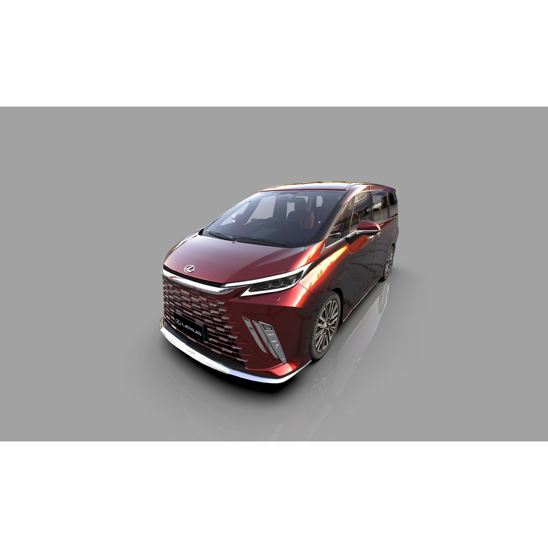 Lexus LM 2023 Modellista Bodykit 3D Model – High Poly Exterior, FBX, OBJ - View 16