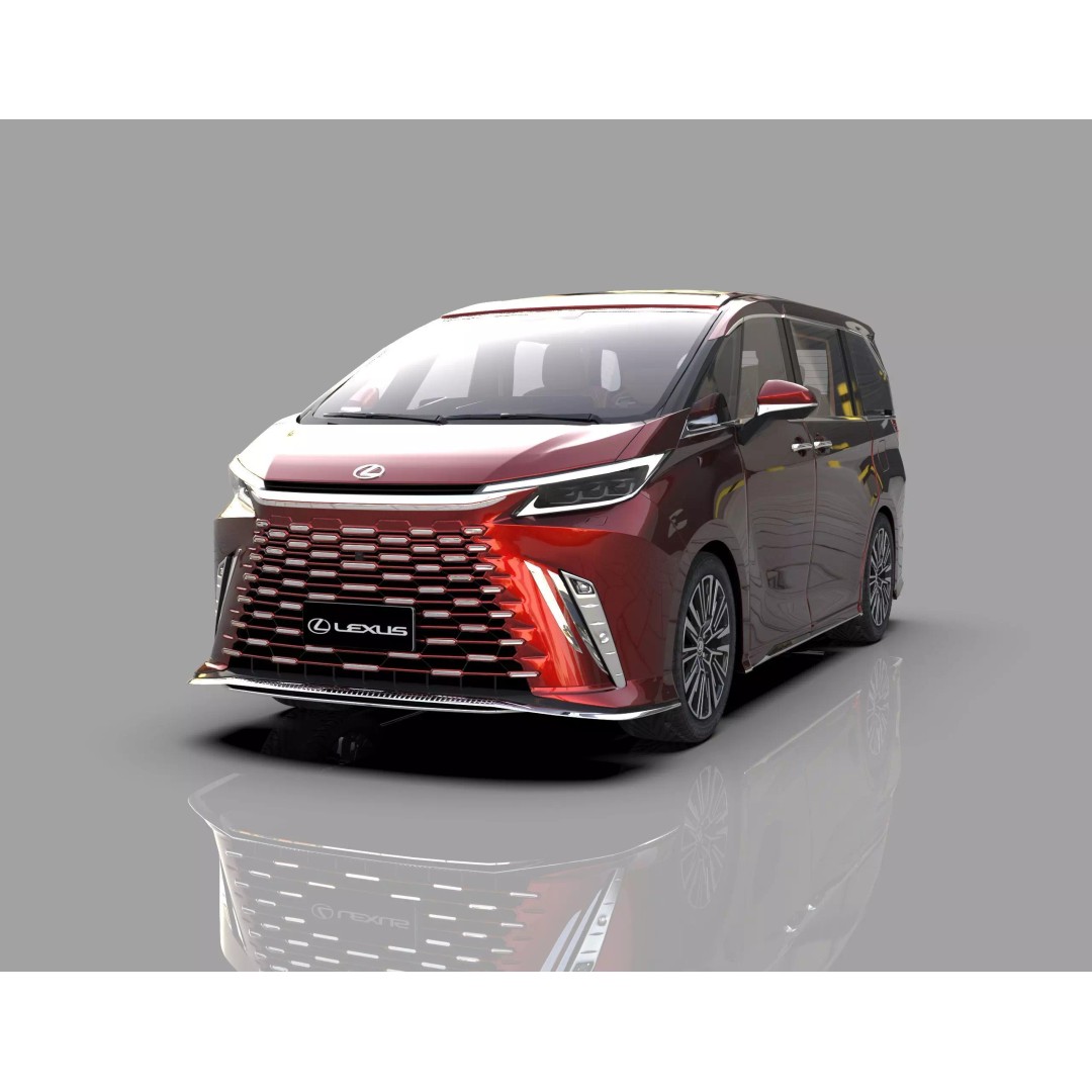 Lexus LM 2023 Modellista Bodykit 3D Model – High Poly Exterior, FBX, OBJ - View 2