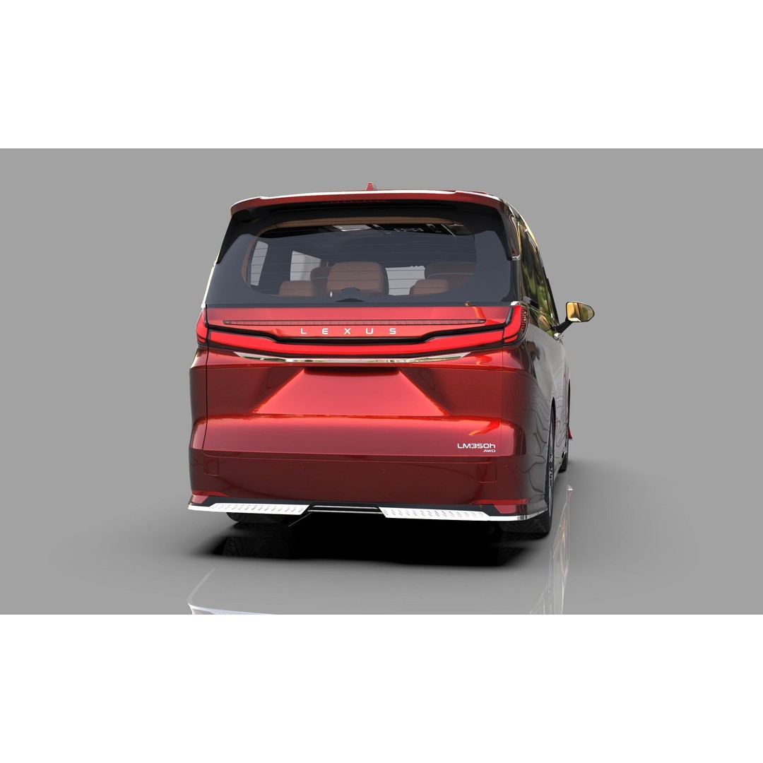 Lexus LM 2023 Modellista Bodykit 3D Model – High Poly Exterior, FBX, OBJ - View 6