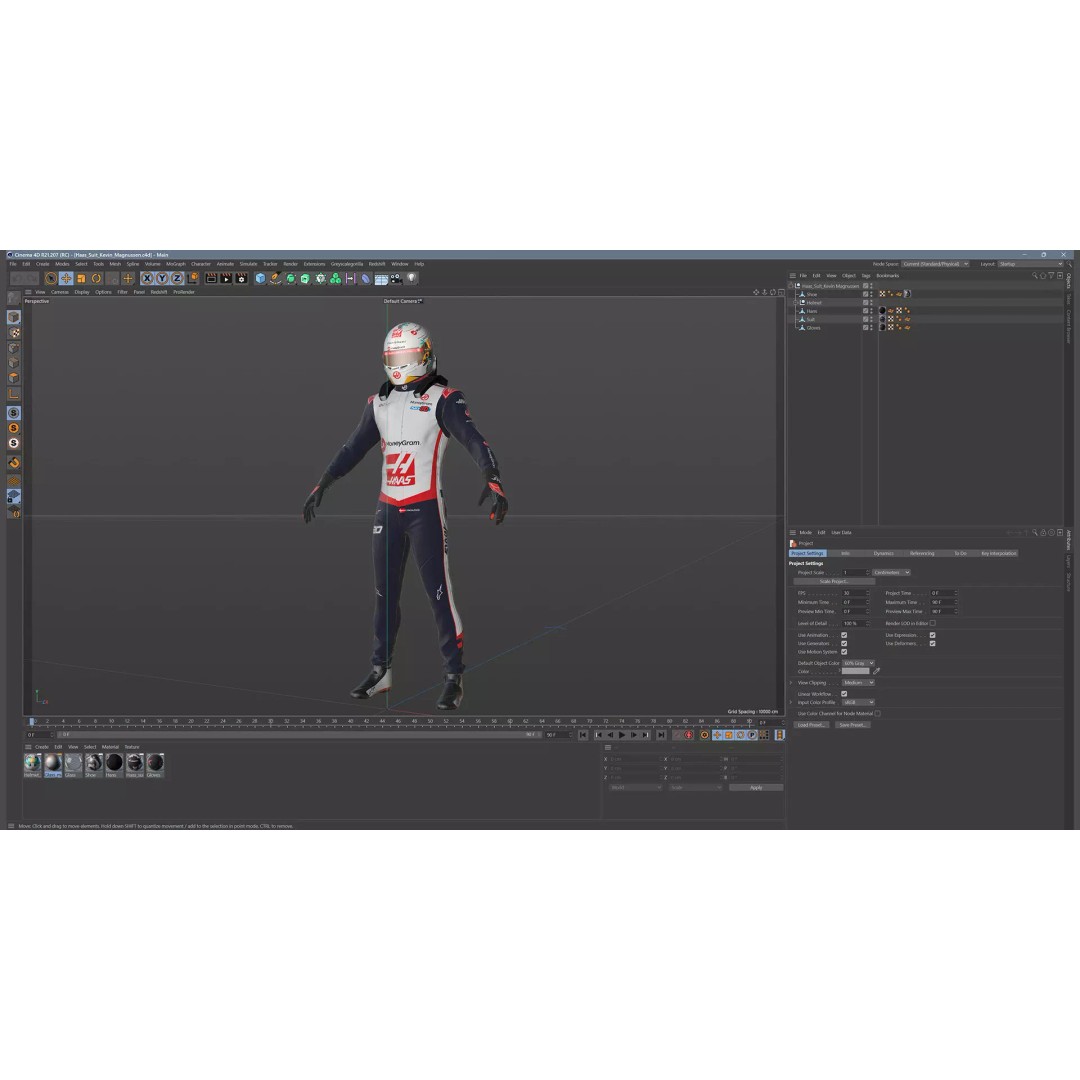Haas Suit 3D Model – High Detail Game-Ready Asset, FBX, OBJ - View 20