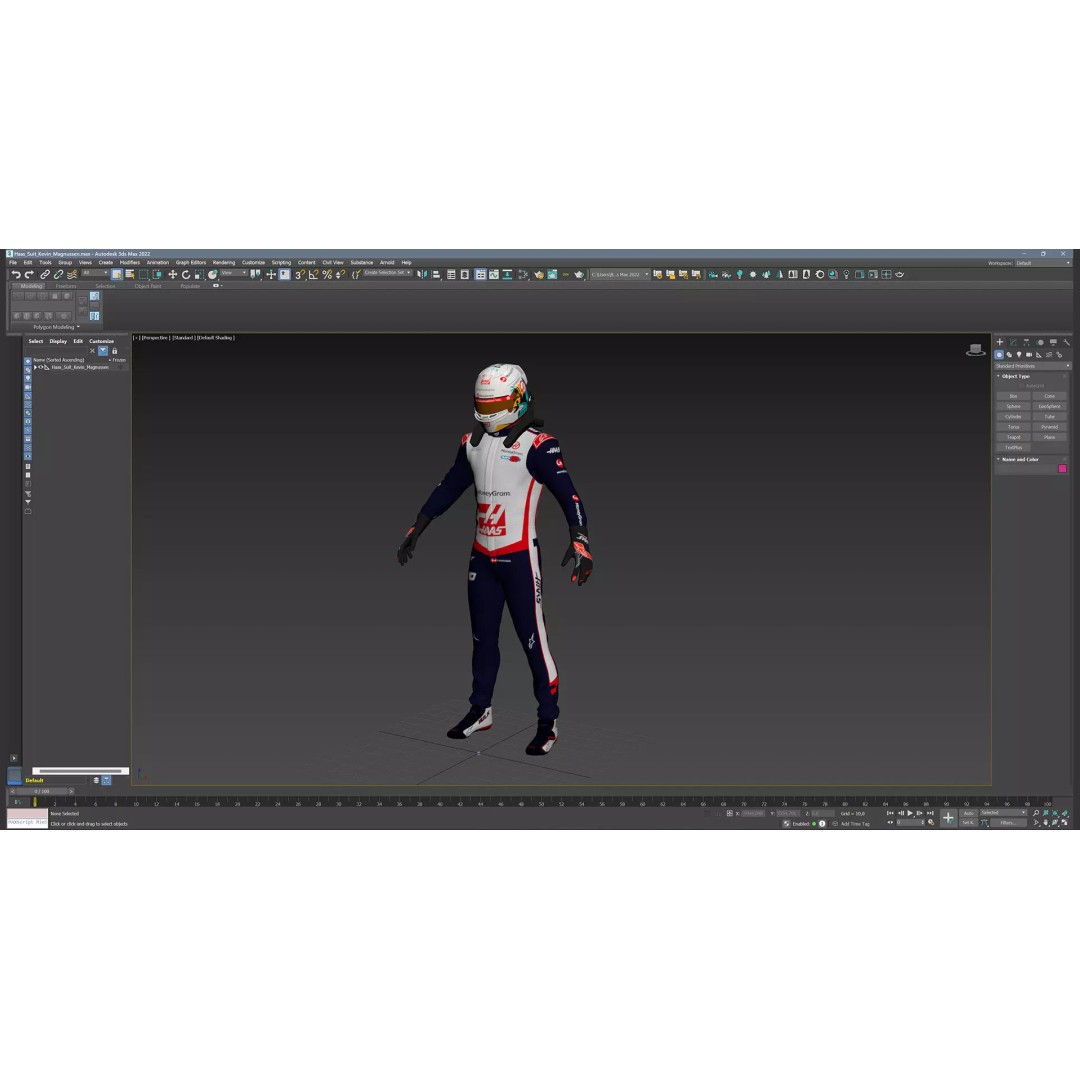 Haas Suit 3D Model – High Detail Game-Ready Asset, FBX, OBJ - View 22