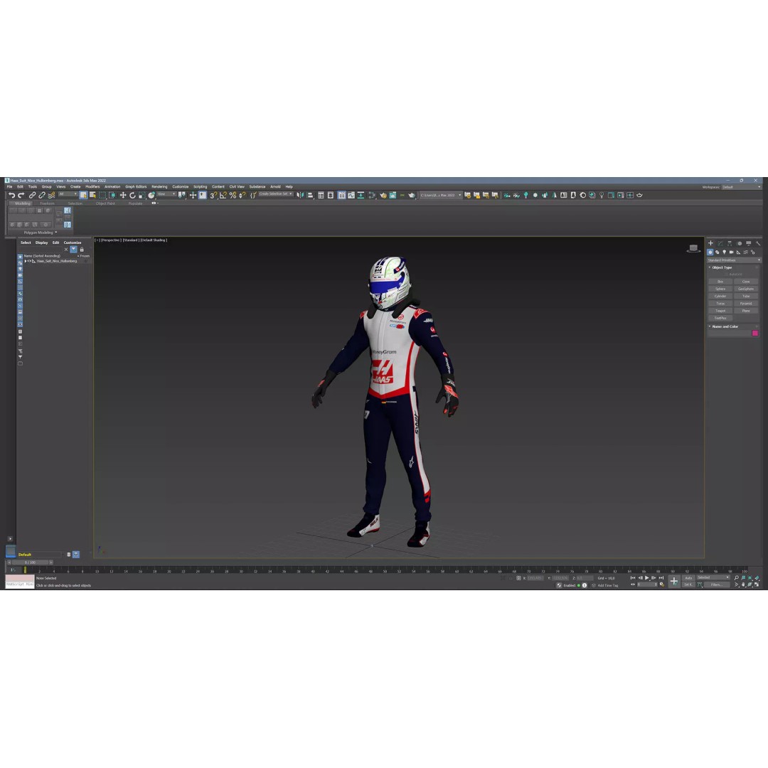 Haas Suit 3D Model – High Detail Game-Ready Asset, FBX, OBJ - View 23