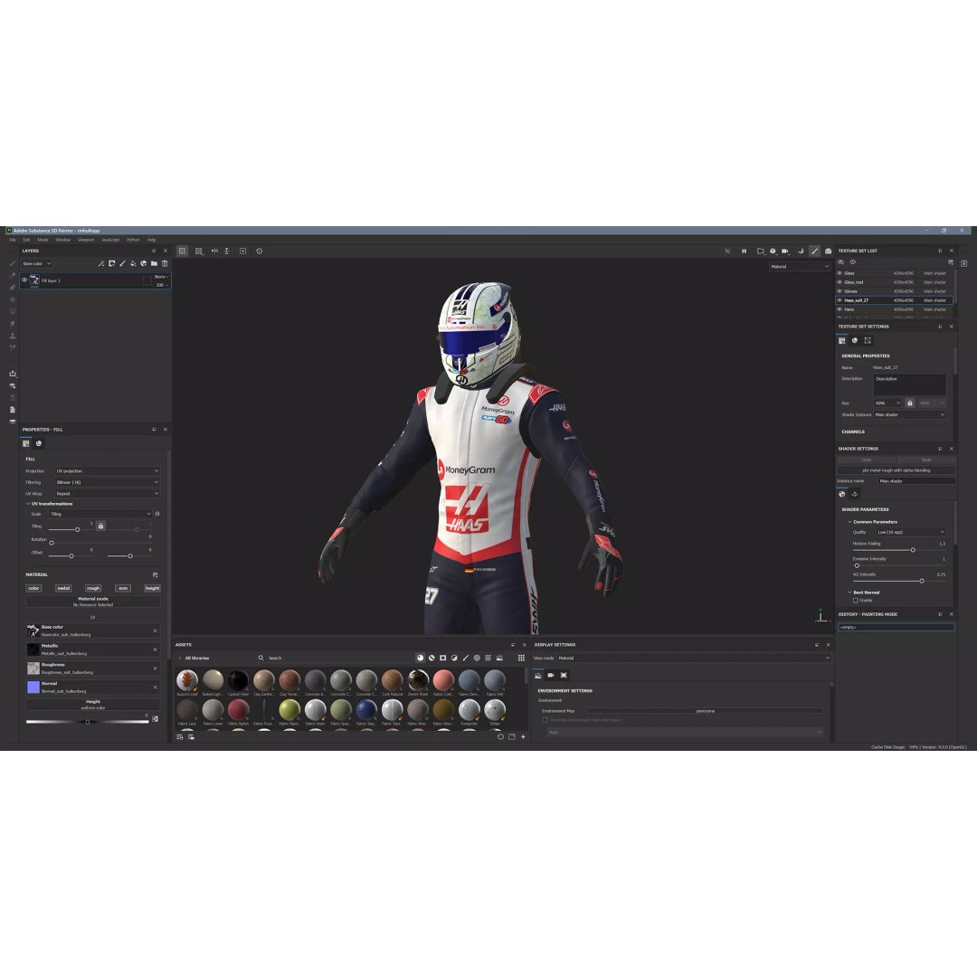 Haas Suit 3D Model – High Detail Game-Ready Asset, FBX, OBJ - View 24