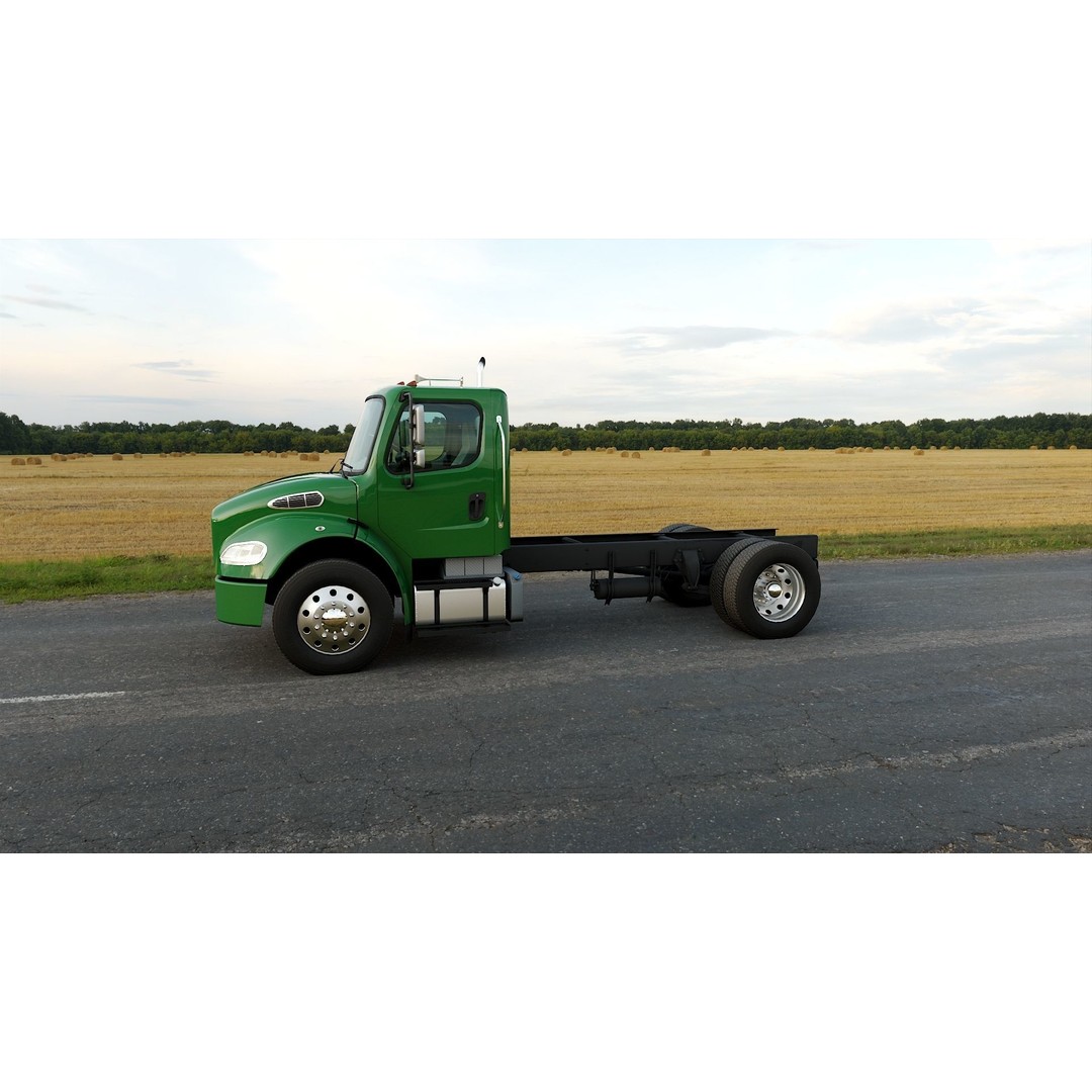 Freightliner M2 106 Day Cab 3D Model – Low Poly PBR Truck Asset - View 30