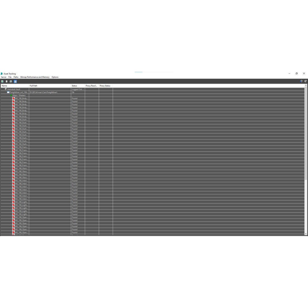 Freightliner M2 106 Day Cab 3D Model – Low Poly PBR Truck Asset - View 51