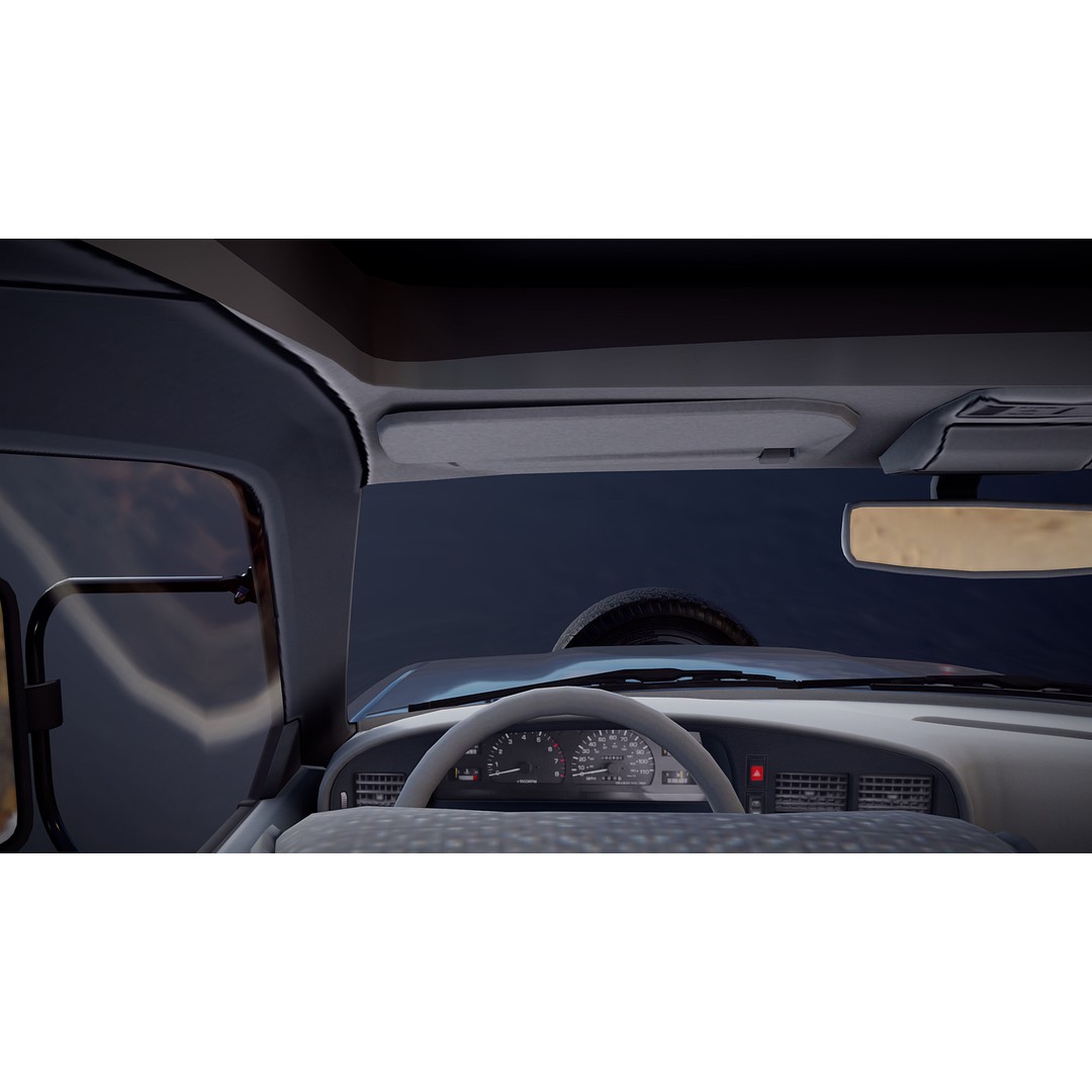 Toyota Hilux Galaxy Camper Truck 3D Model – Low Poly Game Ready FBX - View 27