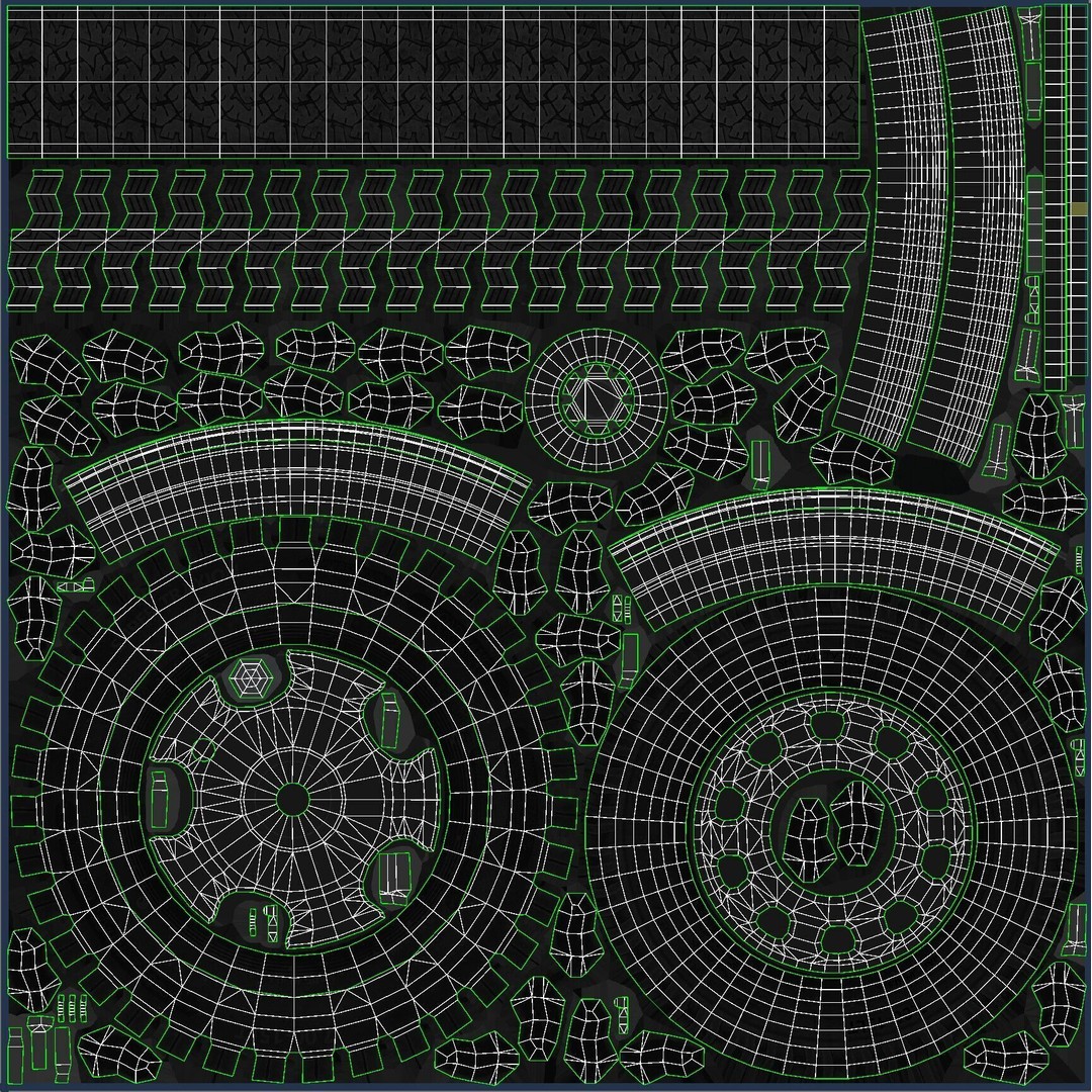 Toyota Hilux Galaxy Camper Truck 3D Model – Low Poly Game Ready FBX - View 51