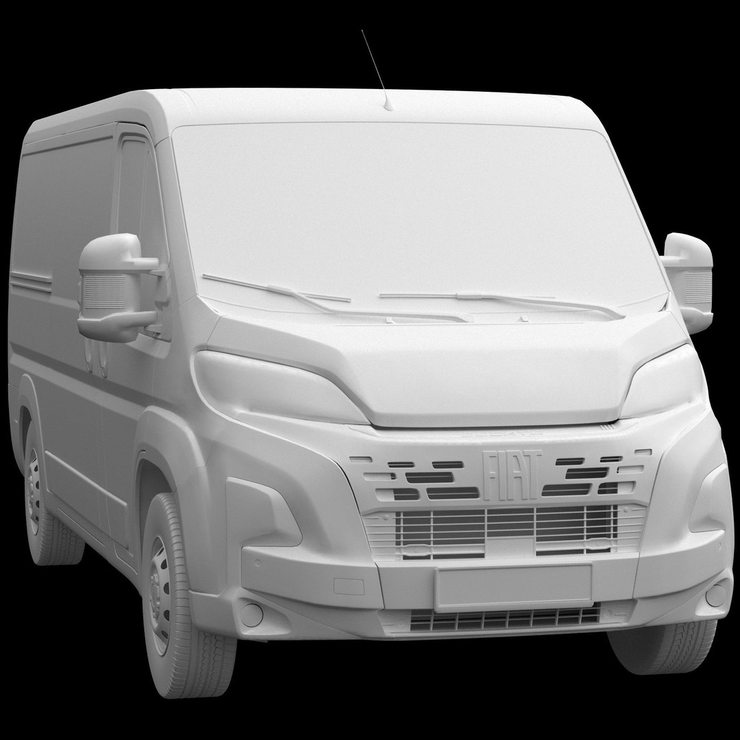 2024 FIAT DUCATO L2H1 3D Model – Detailed Interior & Exterior, FBX - View 14