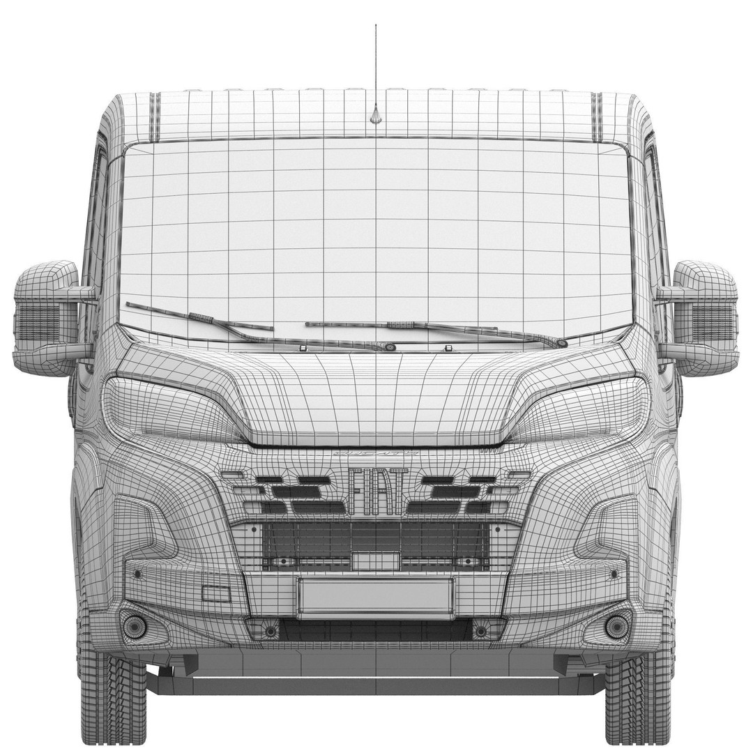 2024 FIAT DUCATO L2H1 3D Model – Detailed Interior & Exterior, FBX - View 18