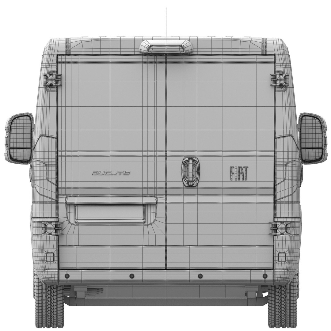 2024 FIAT DUCATO L2H1 3D Model – Detailed Interior & Exterior, FBX - View 19
