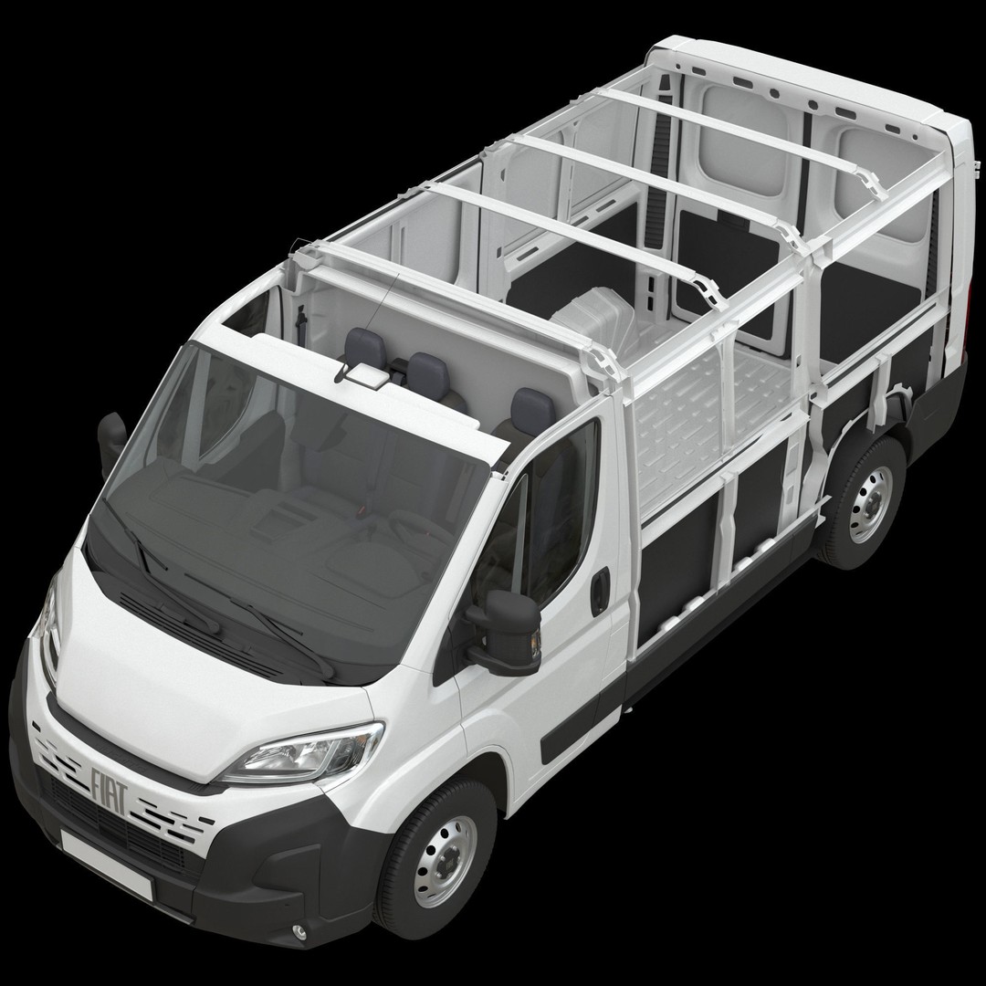 2024 FIAT DUCATO L2H1 3D Model – Detailed Interior & Exterior, FBX - View 23