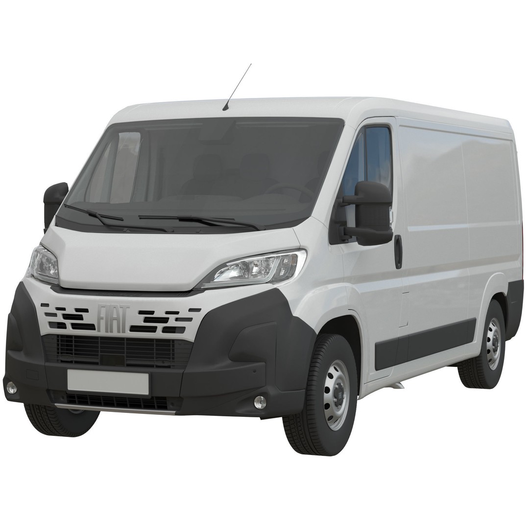 2024 FIAT DUCATO L2H1 3D Model – Detailed Interior & Exterior, FBX - View 3