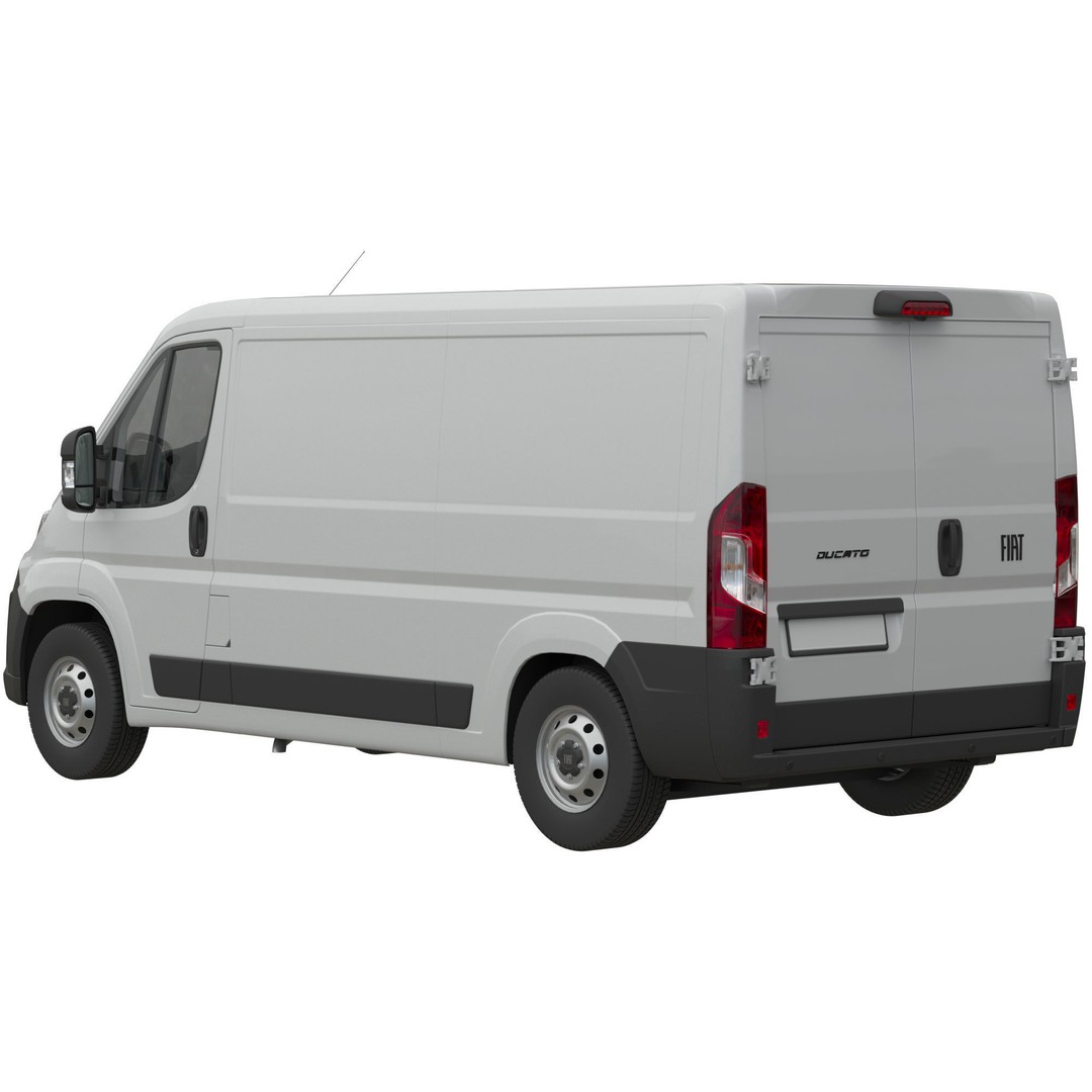 2024 FIAT DUCATO L2H1 3D Model – Detailed Interior & Exterior, FBX - View 4