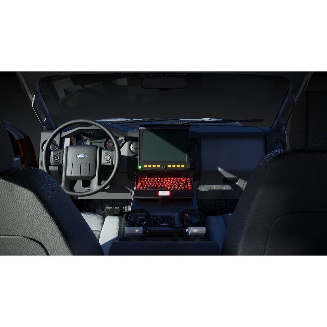 FDNY Ambulance 3D Model – Low Poly Game Asset, FBX, PBR Textures - View 19