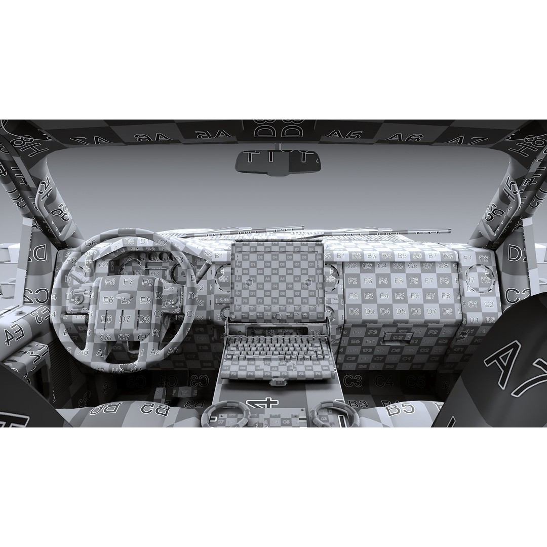 FDNY Ambulance 3D Model – Low Poly Game Asset, FBX, PBR Textures - View 47