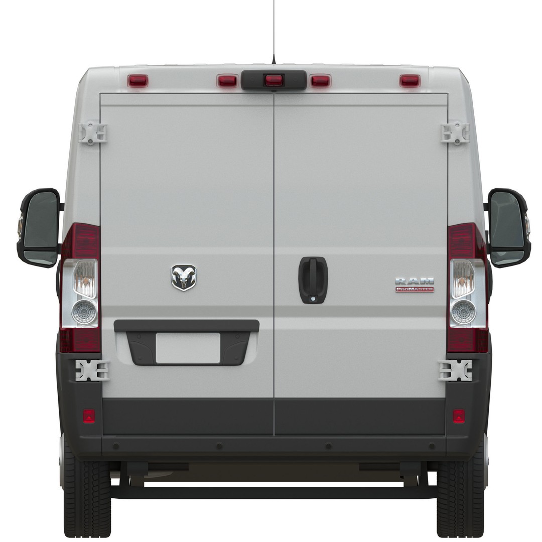 2021 RAM PROMASTER 1500 Cargo Van 3D Model – Standard Roof, FBX, OBJ - View 10