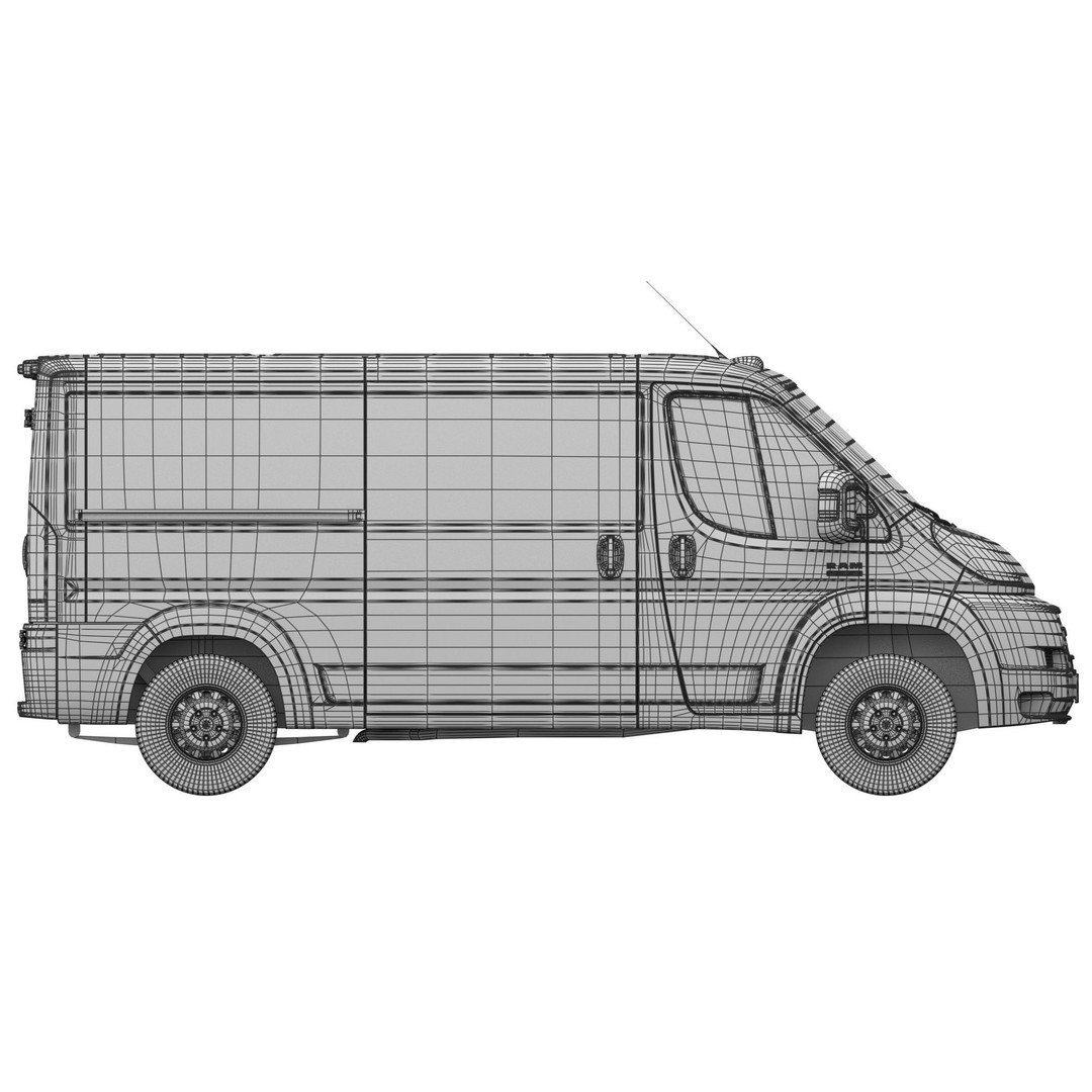 2021 RAM PROMASTER 1500 Cargo Van 3D Model – Standard Roof, FBX, OBJ - View 22