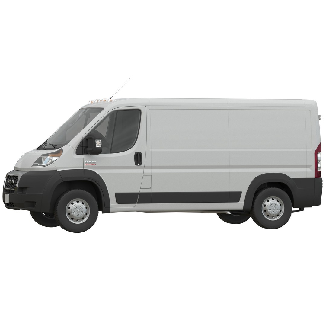 2021 RAM PROMASTER 1500 Cargo Van 3D Model – Standard Roof, FBX, OBJ - View 5