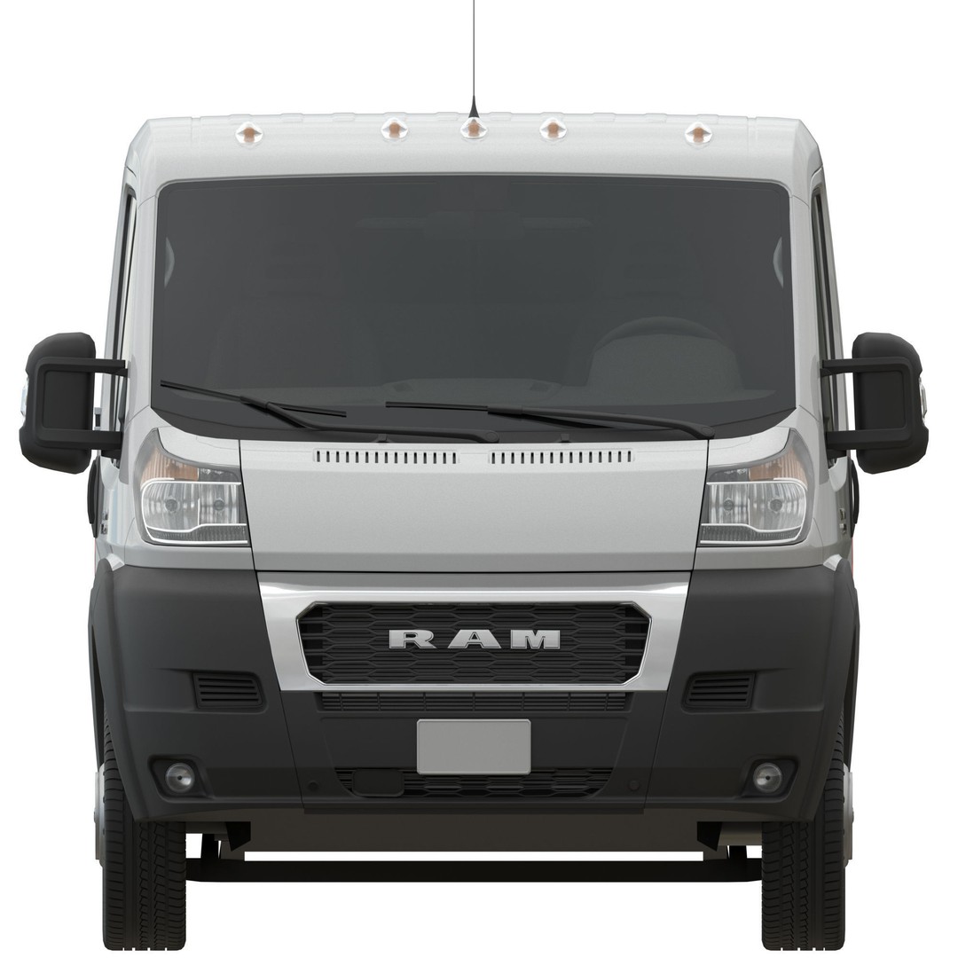 2021 RAM PROMASTER 1500 Cargo Van 3D Model – Standard Roof, FBX, OBJ - View 9