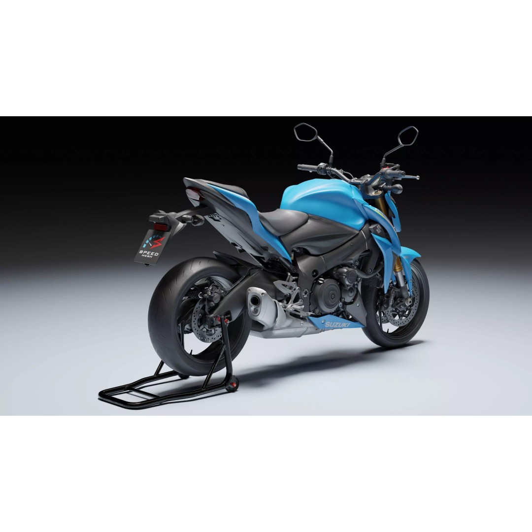 Suzuki GSX R 1000 3D Model – Low Poly Game Asset, FBX, Blender - View 14