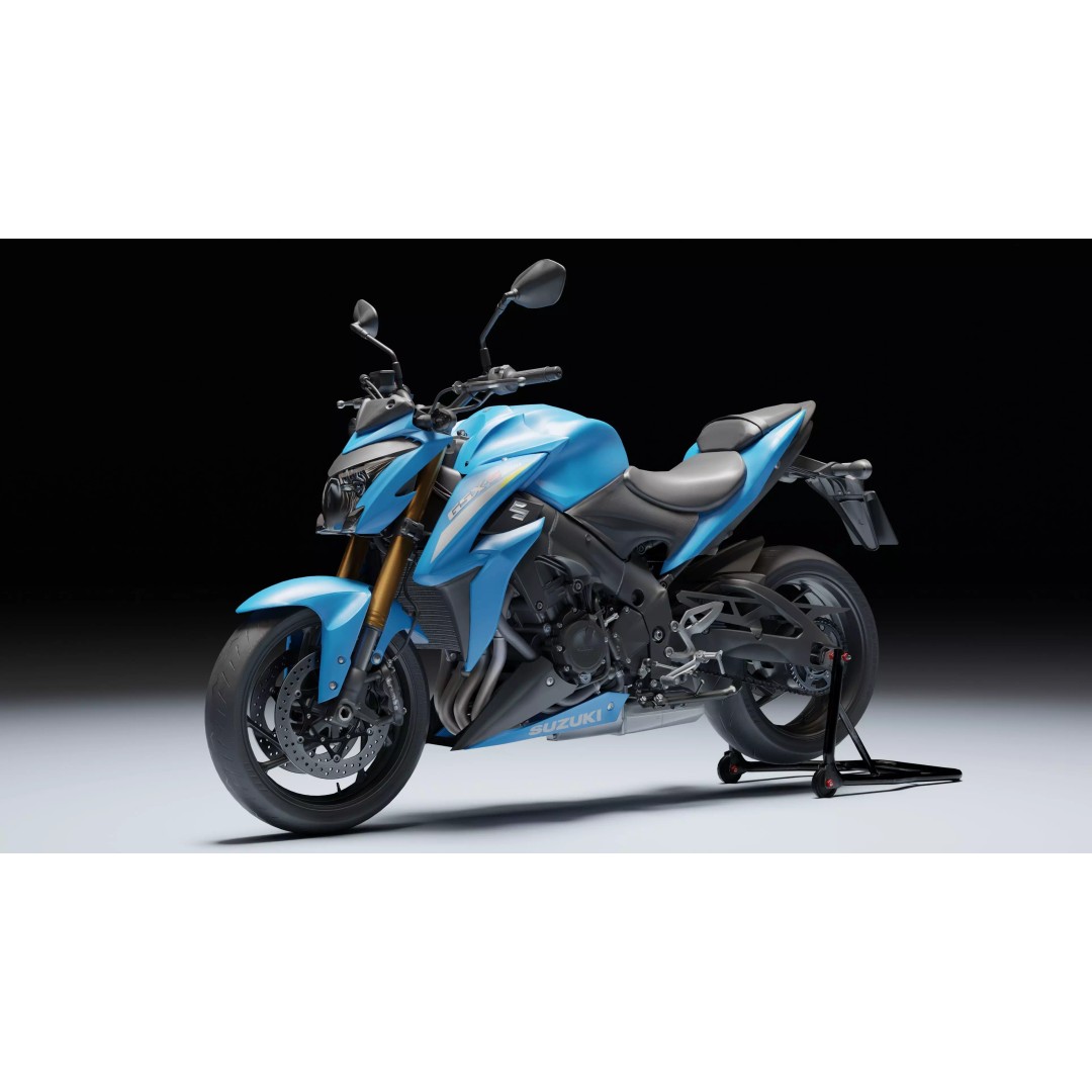 Suzuki GSX R 1000 3D Model – Low Poly Game Asset, FBX, Blender - View 2