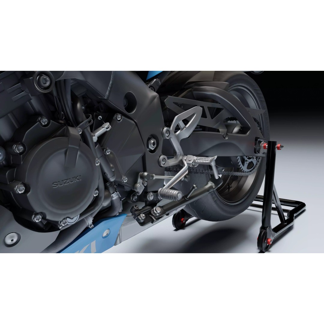 Suzuki GSX R 1000 3D Model – Low Poly Game Asset, FBX, Blender - View 26