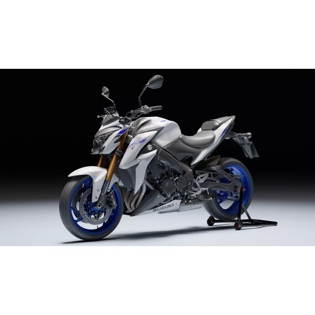 Suzuki GSX R 1000 3D Model – Low Poly Game Asset, FBX, Blender - View 3