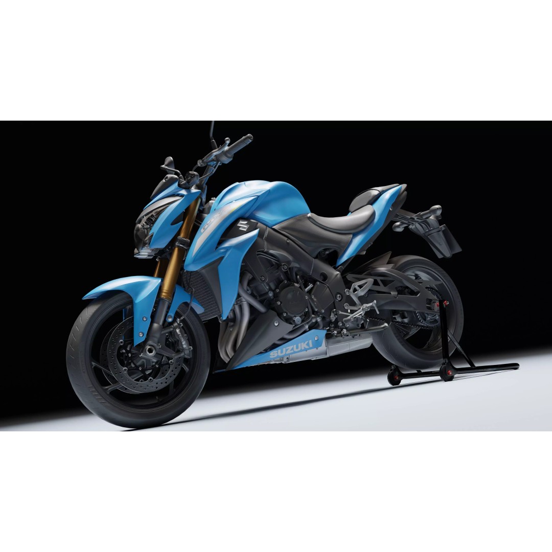 Suzuki GSX R 1000 3D Model – Low Poly Game Asset, FBX, Blender - View 30
