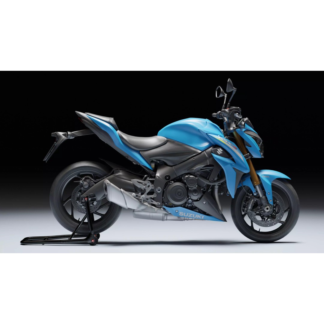 Suzuki GSX R 1000 3D Model – Low Poly Game Asset, FBX, Blender - View 8