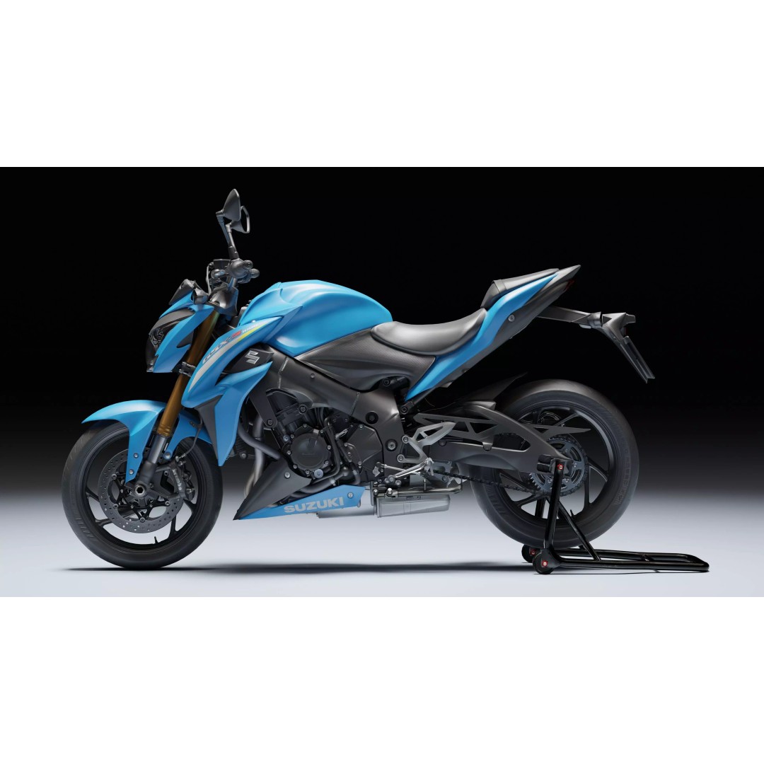 Suzuki GSX R 1000 3D Model – Low Poly Game Asset, FBX, Blender - View 9