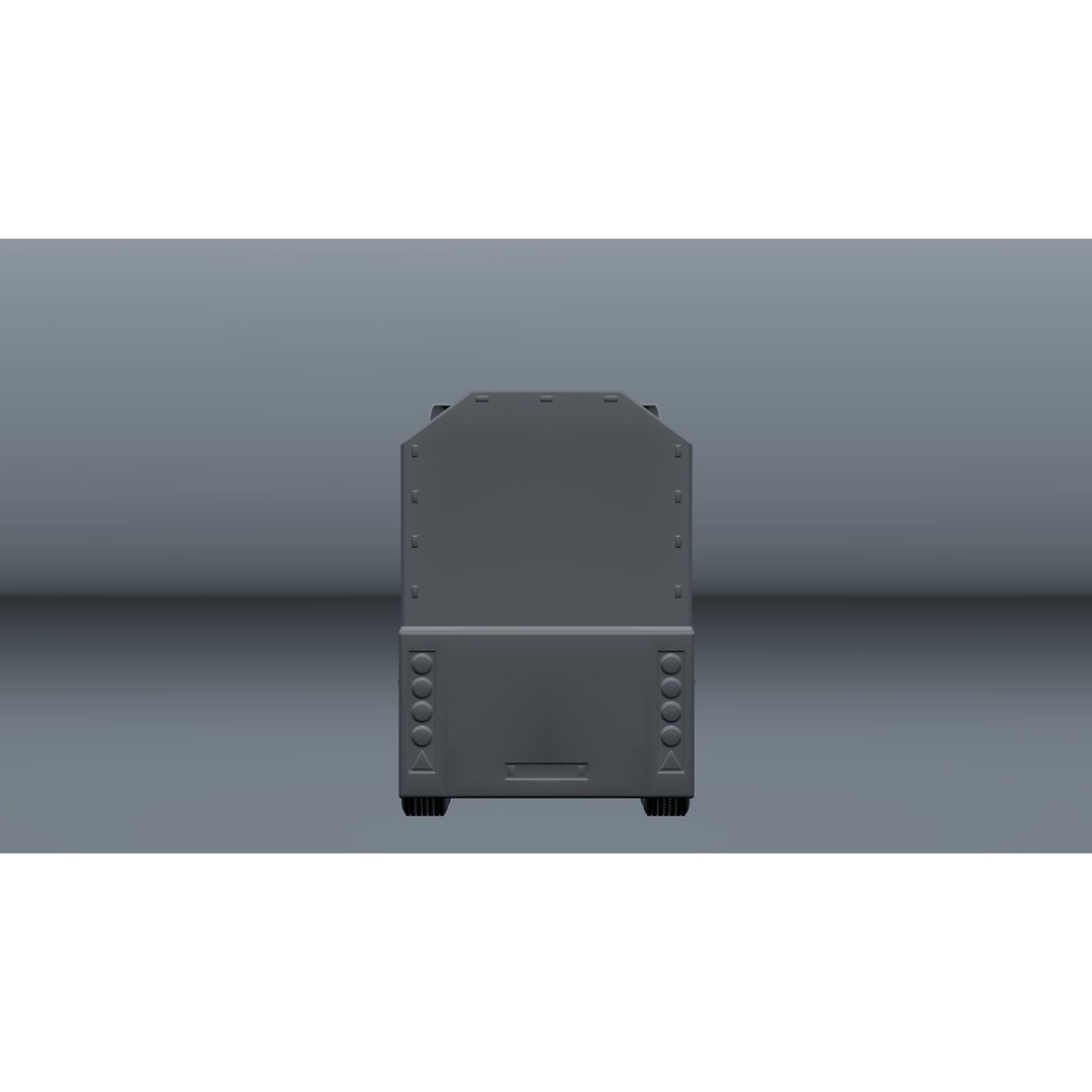 2018 DAF 106 XF EURO 6 4X2 Inloader Trailer 3D Model – Low Poly PBR Asset, FBX/OBJ - View 18