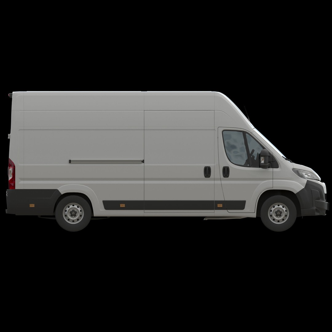 Citroen JUMPER L4H3 3D Model – Detailed Interior, Game Ready, FBX - View 11