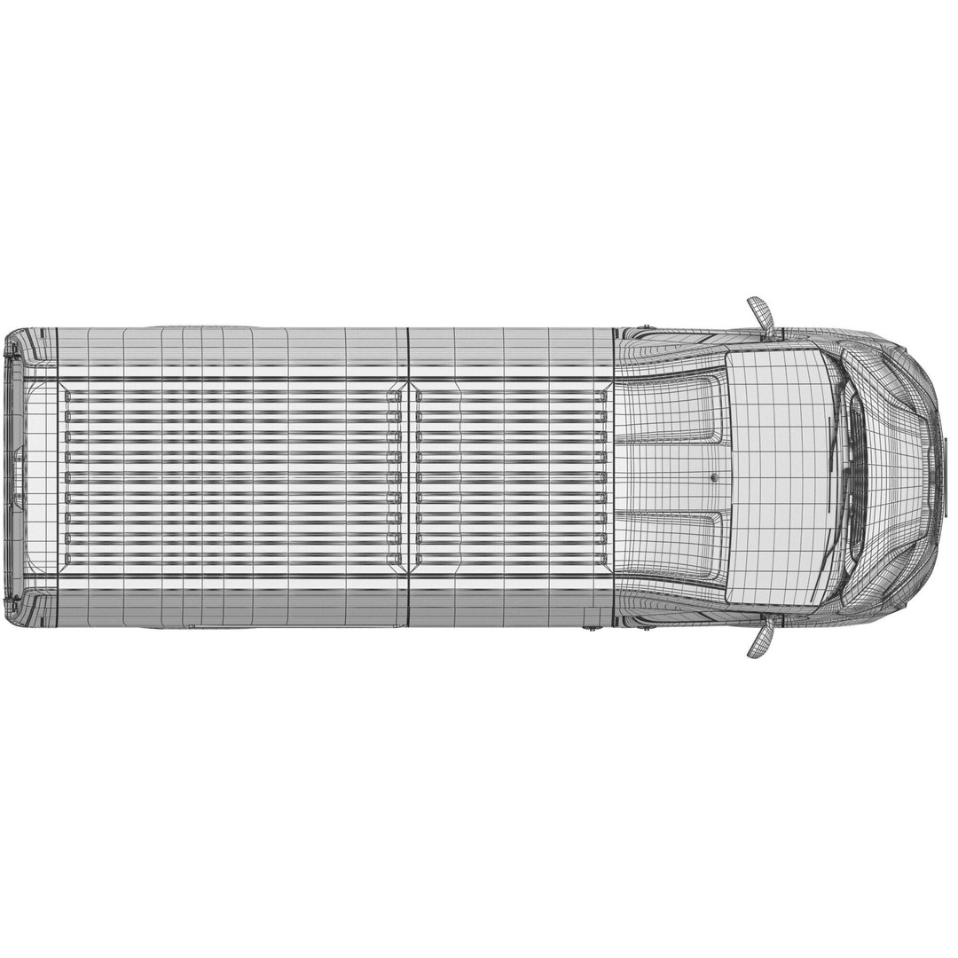 Citroen JUMPER L4H3 3D Model – Detailed Interior, Game Ready, FBX - View 22