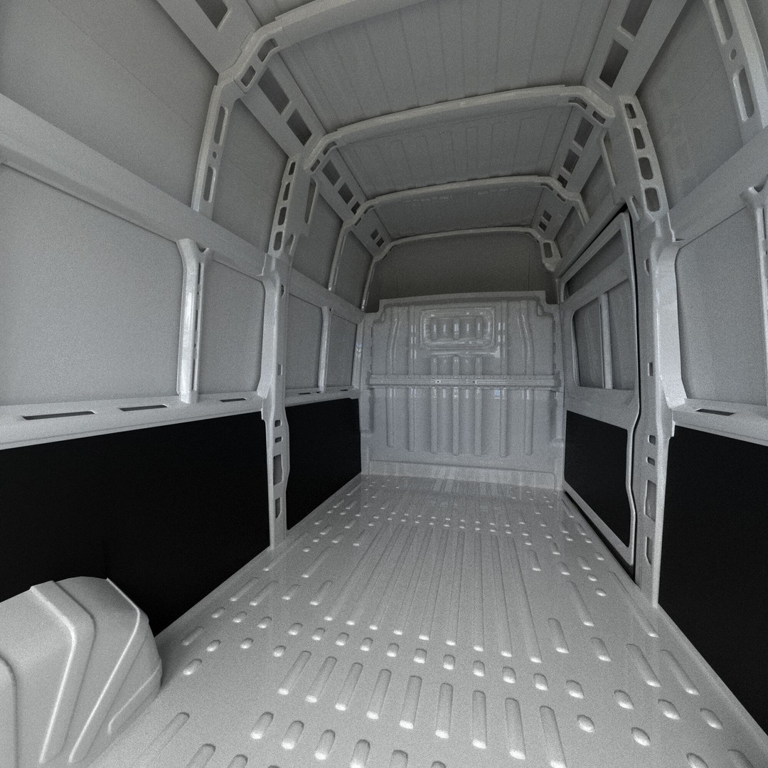 Citroen JUMPER L4H3 3D Model – Detailed Interior, Game Ready, FBX - View 24
