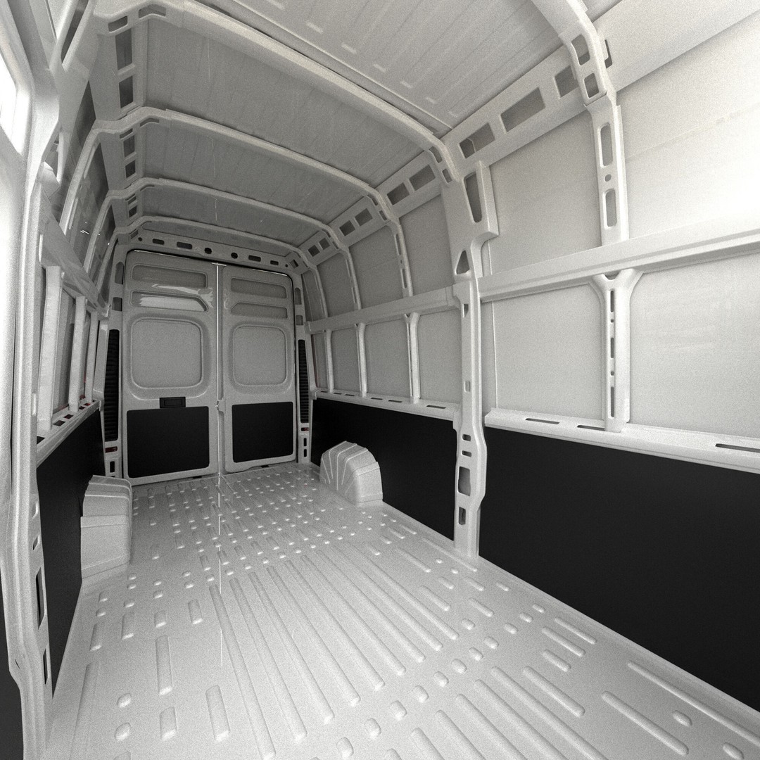 Citroen JUMPER L4H3 3D Model – Detailed Interior, Game Ready, FBX - View 25