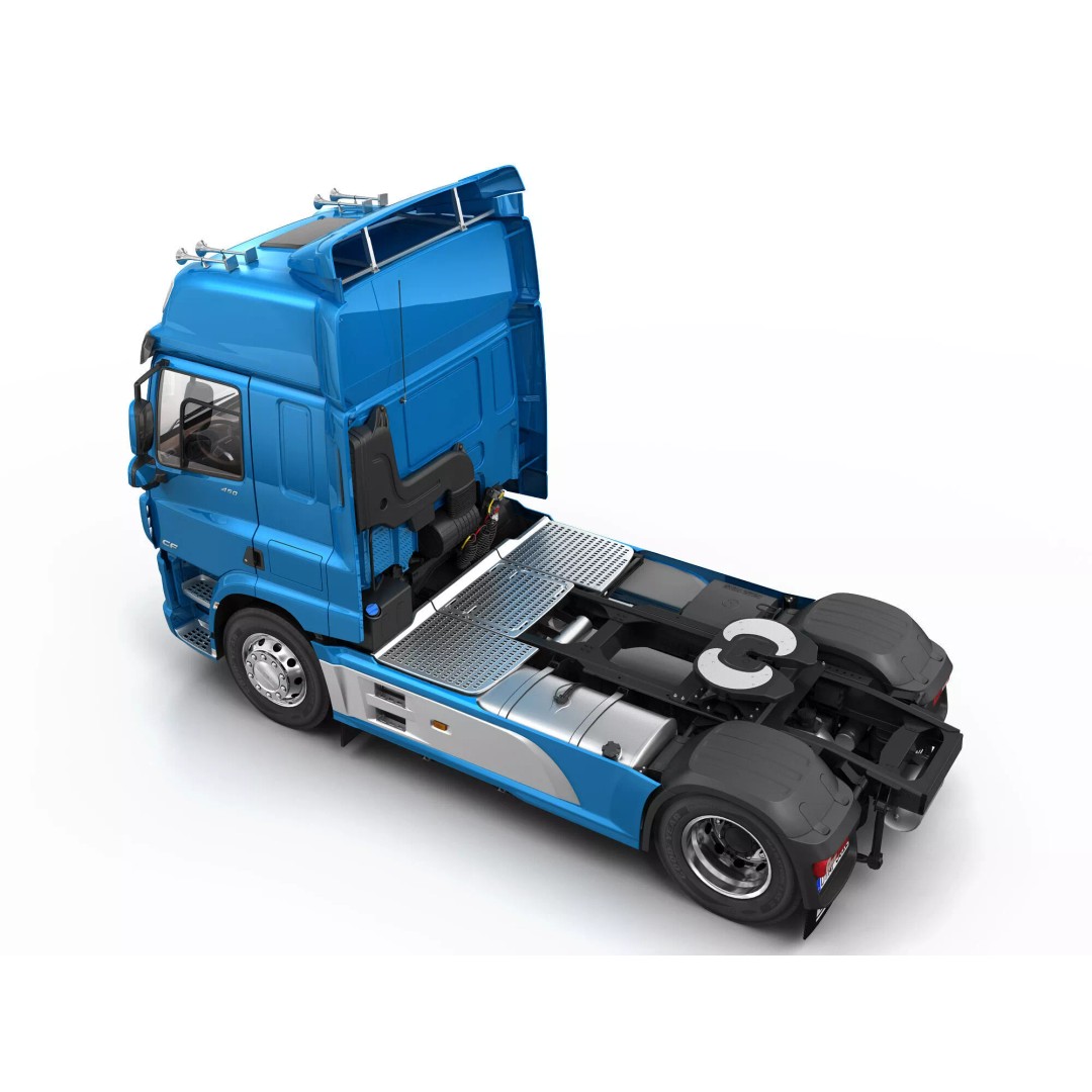 DAF CF Space Cab 2017 3D Model – High Poly Asset, FBX, OBJ, Blender - View 11