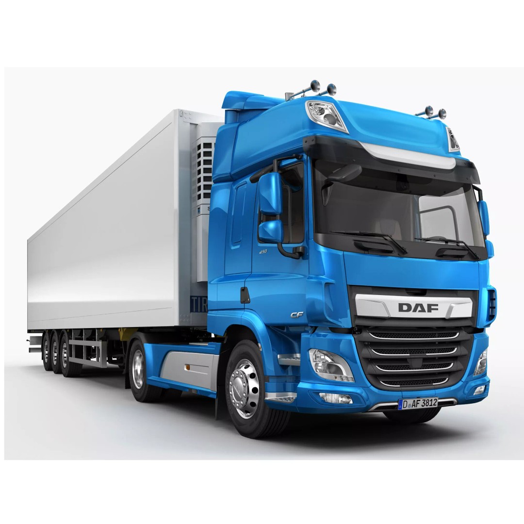 DAF CF Space Cab 2017 3D Model – High Poly Asset, FBX, OBJ, Blender - View 2