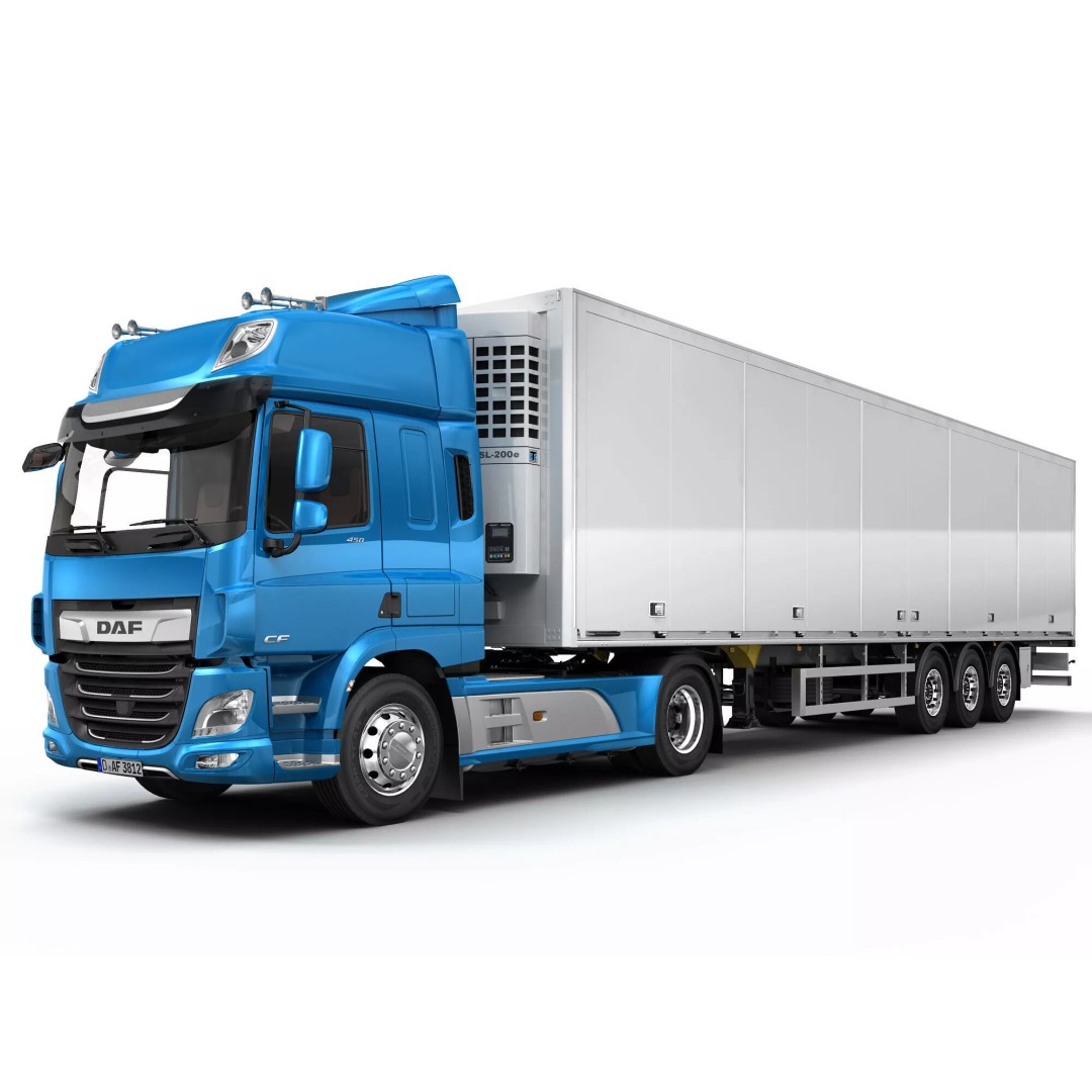 DAF CF Space Cab 2017 3D Model – High Poly Asset, FBX, OBJ, Blender - View 3