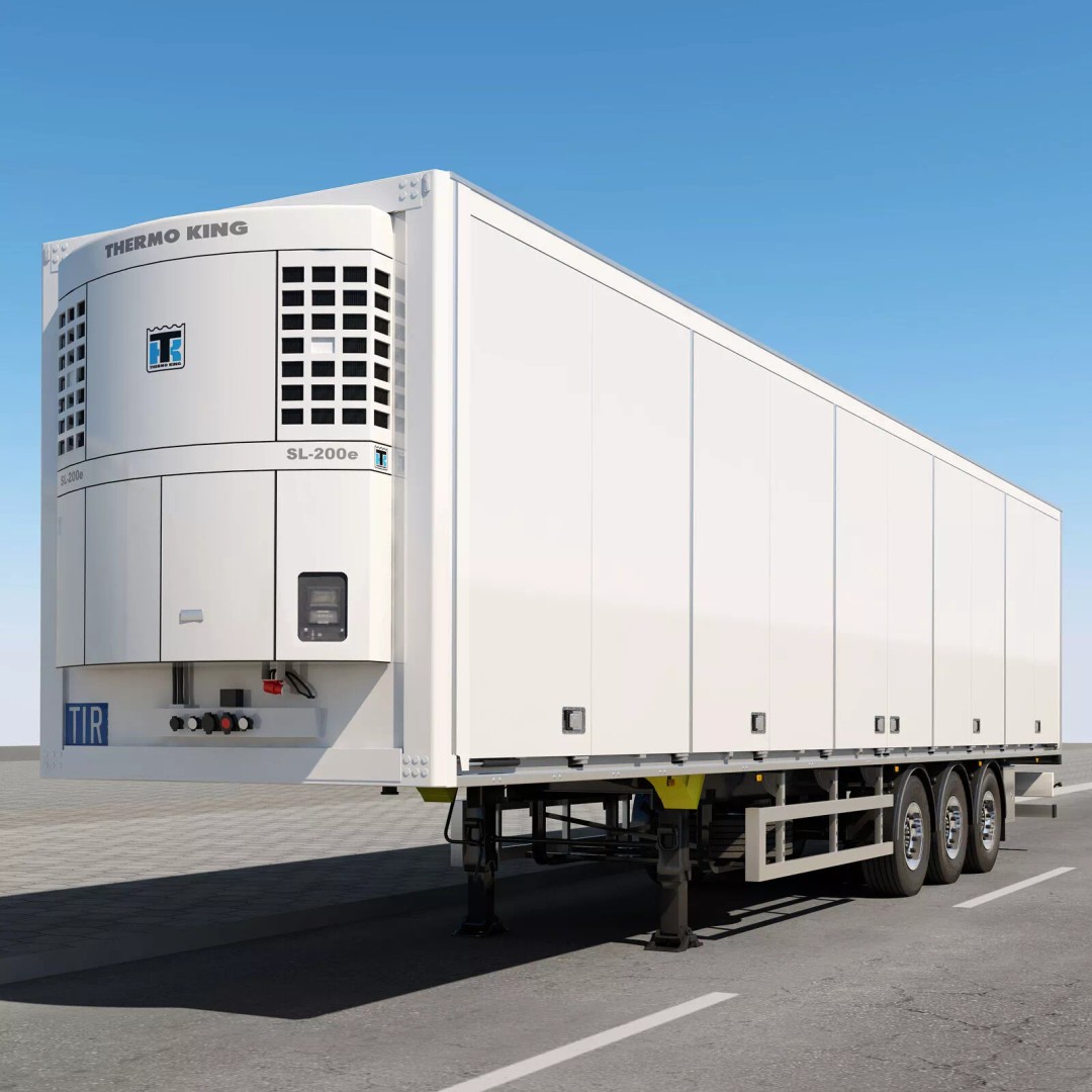 DAF CF Truck Collection 2017 3D Model – High Poly Game Asset, FBX, OBJ - View 11