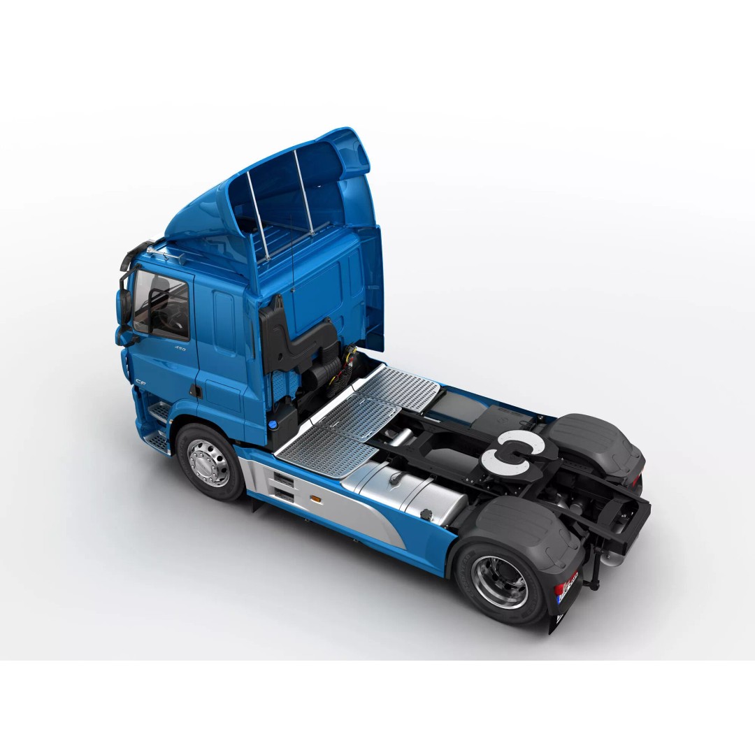 DAF CF Truck Collection 2017 3D Model – High Poly Game Asset, FBX, OBJ - View 15