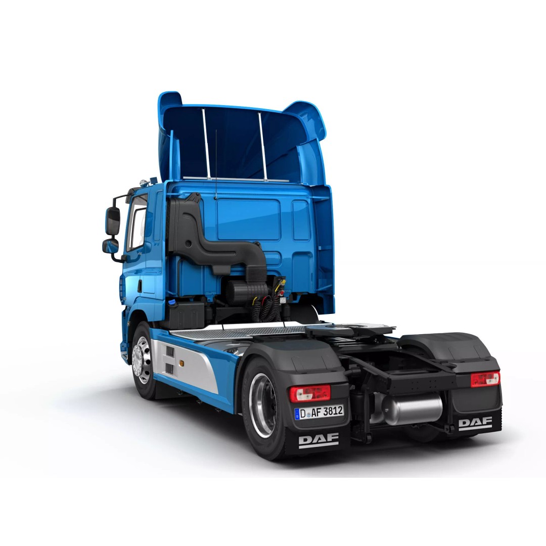 DAF CF Truck Collection 2017 3D Model – High Poly Game Asset, FBX, OBJ - View 17