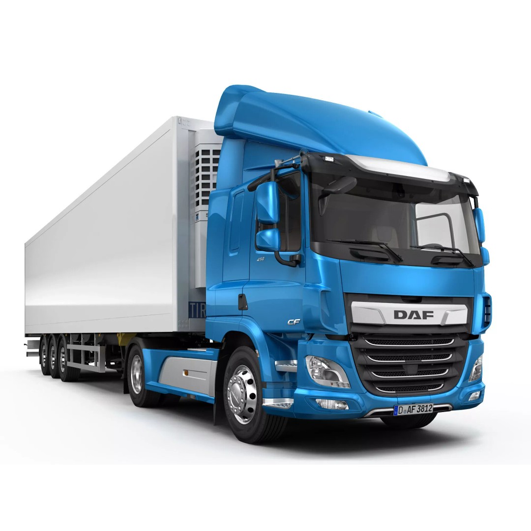 DAF CF Truck Collection 2017 3D Model – High Poly Game Asset, FBX, OBJ - View 4